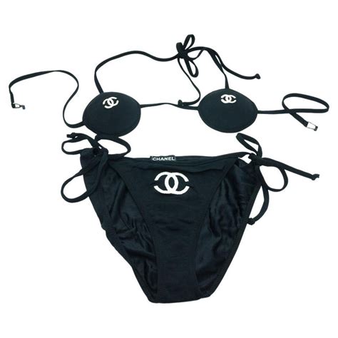 tiny chanel bikini black knock off|Best 25+ Deals for Chanel (replica) Swim .